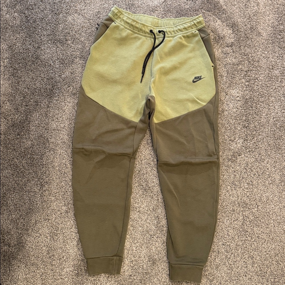 Nike Olive and Khaki Joggers